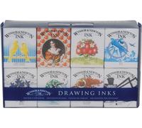 Encres à dessin Winsor & NEWTON Encre à dessin, 8pcs HENRY COLLECTION