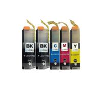 Encres compatibles 1 Go Set de 4 + noir supplémentaire pour remplacer Brother LC3217 Compatible / non-OEM pour les imprimantes Brother MFC (5 encres)