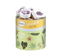 Encreur Et 29 Tampons Stampo Scrap Jungle