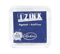 Encreur Izink Pigment Navy Blue - Encreur à Séchage Lent - Scrapbooking, Embossing et Carterie Créative - Encre Française - Taille M - 5 x 5 cm - Couleur Bleu Marine