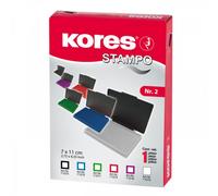 Encreur Pour Tampon - Recharge Pour Tampon - Bleu - 7x11 Cm - Kores - Stampo