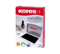 Kores Tampon Encreur "Metallica", (L)110 X (P)70 Mm, Rouge