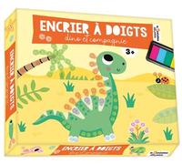 Encrier à doigts dino et ses amis - Isabelle Chauvet - Deux Coqs D'or - Coffret - Jeux livres objets