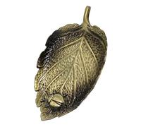 Encrier Lotus en Alliage de Zinc, Style Rétro pour Calligraphie | Plateau Décoratif de Bureau, Usage Maison ou Atelier, Lavage des Pinceaux, pour Culture Chinoise et Étudiants