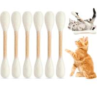 Encuryna Lot de 6 jouets géants pour chat avec herbe à chat de qualité supérieure, coton-tige interactif pour chat d'intérieur, bâtonnets à mâcher en peluche douce pour soulager l'ennui et l'exercice
