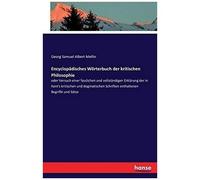 Encyclopädisches Wörterbuch Der Kritischen Philosophie