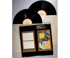 ENCYCLOPEDIA OF JAZZ ON RECORDS VOL 5 LP US MCA 1974 20 TRACK DOUBLE IN GATEFOLD FEATURING TONY SCOTT,ELLIS LARKINS,AL COHN ZOOT SIMS,FRED KATZ,CARMEN MCRAE,SAL SALVADOR,GEORGE RUSSELL,TOOTS THEILEMANS,COLEMAN HAWKINS,EDDIE COSTA AND BILL HOLMAN WITH EXPO
