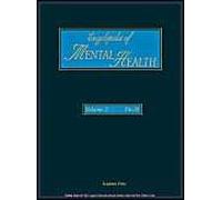 Encyclopedia Of Mental Health, Volume 2
