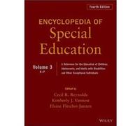 Encyclopedia of Special Education Volume 3 by CR Reynolds Hardcover Book CR Reynolds (Auteur)