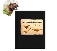 Encyclopédie 3D Prehistorica Dinosaures, créatures préhistoriques Connaissances intéressantes, livre interactif amusant sur les dinosaures, encyclopédie illustrée des dinosaures (A)