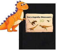 Encyclopédie 3D Prehistorica of Dinosaures, livre pop-up interactif avec des faits amusants, encyclopédie des dinosaures 3D pour enfants, le guide pop-up ultime des espèces de dinosaures, cadeau