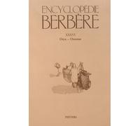 Encyclopédie Berbère - Tome 36, Oryx - Ozoutae