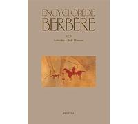 Encyclopédie Berbère - Tome 42, Saboides-Sidi Slimane
