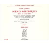 Encyclopédie Des Sciences Mathématiques Pures Et Appliquées - Tome 8, Table Des Matières