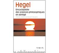Encyclopédie Des Sciences Philosophiques En Abrégé