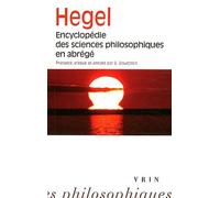 Encyclopédie Des Sciences Philosophiques En Abrégé