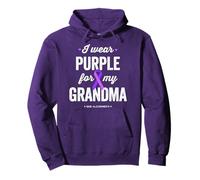End ALZ, Je Porte du Violet pour ma Grand-mère, la Sensibilisation à la maladie d'Alzheimer Sweat à Capuche