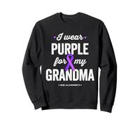 End ALZ, Je Porte du Violet pour ma Grand-mère, la Sensibilisation à la maladie d'Alzheimer Sweatshirt