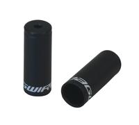 End Caps Open - 3mm Dropper - alloy (50pcs) - Black