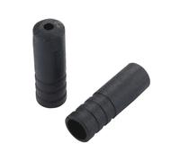 End Caps Open - 3mm Dropper - plastic (100pcs) - Black