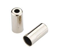 End caps Open - 5mm Brake (crimp) - brass (200pcs) - Chrome