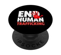 End Human Trafficking T-Shirt PopSockets PopGrip Adhésif