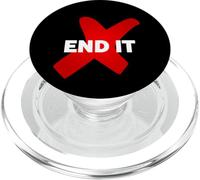 End It Trafic Humain - Finis la trafic Humaine et l'esclavage PopSockets PopGrip pour MagSafe