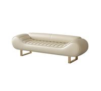 End of Bed Bench - Tabouret de chevet haut de gamme pour chambre principale et salon - Solution de rangement intérieure élégante - Grande taille - Gris foncé