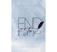 End of Story - TBR Guided Book Review Log with Reading Tracker, Journal Prompts & More - Blue