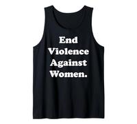 End Violence Against Women Powerful Message Débardeur