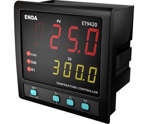 Enda ET9420-230 PID Régulateur de température Pt100, J, K, T, S, R Relais 2 A, SSR (L x l x H) 88 x 96 x 96 mm