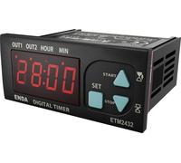 Enda ETM2432-LV Relais temporisé 8 V/AC, 10 V/DC, 12 V/DC, 24 V/AC, 24 V/DC, 30 V/DC 1 pc(s) Plage temporelle: 0.01 min - 99.59 h
