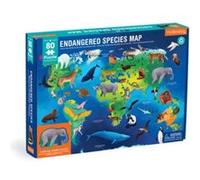 Endangered Species Around the World 80 Piece Geography Puzzle by Mudpuppy Mudpuppy (Auteur)