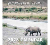 Endangered Species Calendar 2026: Highlighting the urgent beauty of the world’s rarest creatures | Kalender Calendario Calendrier