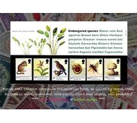 ENDANGERED SPECIES PRESENTATION PACK NO. 284 1998 * Royal Mail Mint British Collector Stamps - MNH * No. of Stamps: 6