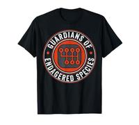 Endangered Species Stick Shift Manual Transmission Drivers T-Shirt