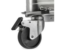 Enders 3585 Rouleau de pour boîte en Aluminium 2 pivotantes et 2 Roues Fixes