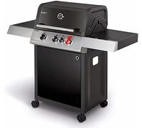 ENDERS - Barbecue Colorado Black 3 I Turbo - 3 brûleurs dont 1 Turbo Zone - 1 brûleur arrière infrarouge - Switch Grid - Jusqu'à 10 convives - 14,7 kW