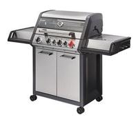 ENDERS - Barbecue Monroe Pro 4 SIK Turbo - 4 brûleurs dont 1 Turbo Zone - 1 brûleur arrière infrarouge - 1 brûleur latéral - Simple Clean - Switch Grid - Jusqu'à 14 convives - 21,1 kW