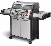 ENDERS - Barbecue Monroe Pro 4 SIK Turbo - 4 brûleurs dont 1 Turbo Zone - 1 brûleur arrière infrarouge - 1 brûleur latéral Gris