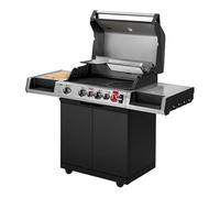 ENDERS BY FAVEX - Barbecue gaz UNIQ 4 IK CRUSTER - 4 brûleurs inox - 25,5 kW - Turbo Zone 800 °C - HEAT RANGE - CRUSTER infrarouge - Surface 72,5 x 45 cm