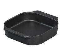 Enders® Lot de 2 Bols en Fonte M - en Fonte émaillée Massive - Poignées latérales - Répartition Uniforme de la Chaleur et Stockage - 2 x 20,5 x 17 x 4,5 cm - Noir