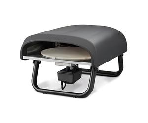 Enders® PACO™ 31316 Four à pizza Rotate, pierre à pizza ronde, thermomètre, brûleur en acier inoxydable, 4 kW, pierre à pizza en cordiérite de 30,5 cm, rotatif, brûleur en acier inoxydable réglable en