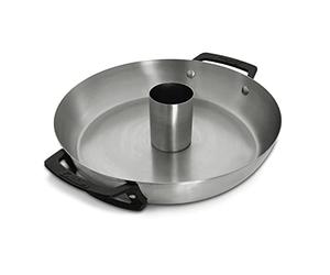 Enders® Switch Grid Cocotte à volaille en Acier Inoxydable + poignées en Fonte, Accessoires de Grille pour Barbecue à gaz Monroe, Kansas, Boston, Brooklyn Next, Chicago 3, 7793