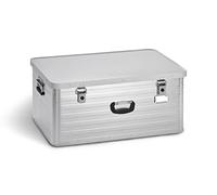 Enders Toronto #3910 Boîte en aluminium de 130 l avec paroi de 1 mm d'épaisseur - Très robuste, résistante aux éclaboussures et à la poussière - Empilable - Avec étiquette volante - Boîte de transport