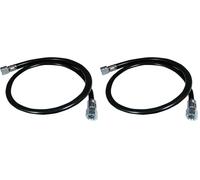 Enders® Tuyau de gaz 80 cm, Noir DE/at #1501 (Lot de 2)