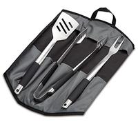Enders Ustensiles de Barbecue en Acier Inoxydable de qualité supérieure, Noir