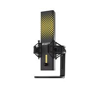 ENDGAME GEAR XSTRM Microphone USB PC Échantillonnage 192kHz 24bit de qualité Studio, Microphone Externe à réduction de Bruit IA et directivité cardioïde (Noir)