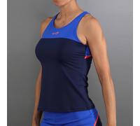 Endless Bloom Débardeur Tank Top Femmes-bleu Foncé, Bleu M