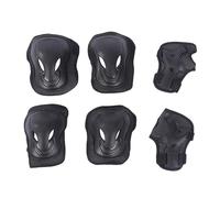Endless EL1028 Protective Guard Kit for Skating, Cycling and Skateboarding with Knee, Elbow and Wrist Protector | Black | Material : ABS, Nylon | with Adjustable Straps to Fit Perfectly for Adults